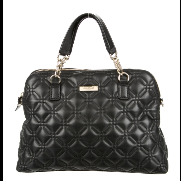 kate spade Handbags - Kate Spade Authentic Rachelle Astor Court Black Quilted Satchel / Crossbody EUC